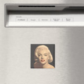 Graphic Gray Marilyn Magneet (Insitu (Vaatwasser))
