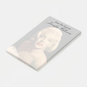 Graphic Gray Marilyn Post-it® Notes (Schuin)