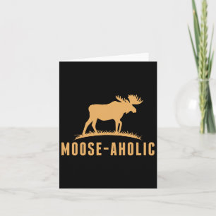 Graphic Hunting Graphic Moose-aholic Vrouwen Manne Kaart