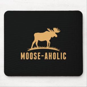 Graphic Hunting Graphic Moose-aholic Vrouwen Manne Muismat
