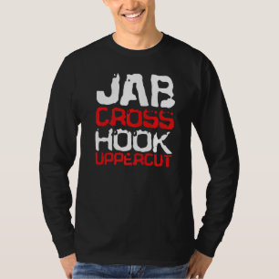 Graphic Jiu Jitsu Apparel Jab Cross Hook Uppercut T-shirt