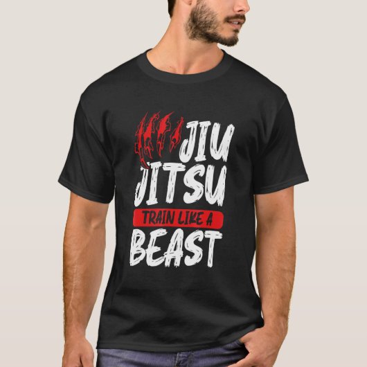 Graphic Jiu Jitsu apparel Jiu Jitsu Train als B T-shirt (Voorkant)