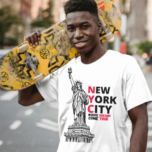Graphic New York Amerikaanse droom T-shirt