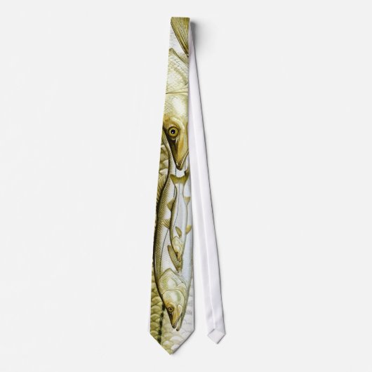 Graphic Snook Necktie Stropdas (Voorkant)