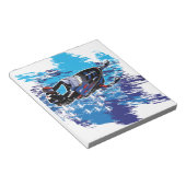 Graphic Snowmobiler Notitieblok (Schuin)