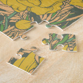 Graphic Spring Trollius Bloemen Legpuzzel (Zijkant)