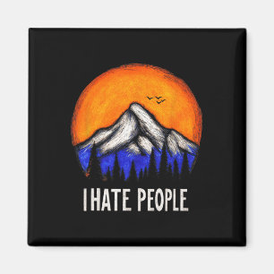 Graphic T - shirts Mannen Vrouwen Natuur Mountain Magneet
