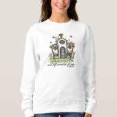 Graphic Tee Pour Femmes Sweatshirt Chrétien Floral (Devant)
