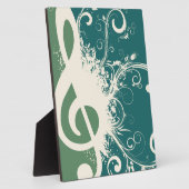 Graphic Treble Clef Fotoplaat (Zijkant)
