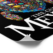 Graphic Zee Turtle Golf of Mexico nooit vergeten Poster (Hoek)