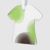 Graphique abstrait vert, moderne, simple, fleuri (devant)