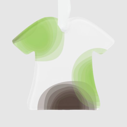 Graphique abstrait vert, moderne, simple, fleuri (devant)