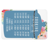 Graphique de conversion de cuisines | Magnet de po (Horizontal)