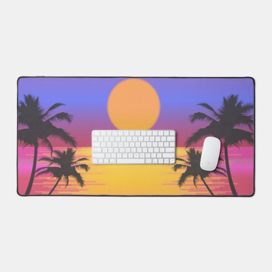 Graphique de coucher de soleil tropical (Clavier et souris)
