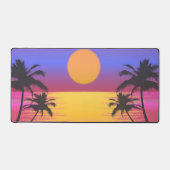 Graphique de coucher de soleil tropical (Recto)