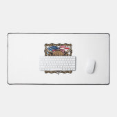 Graphique de drapeau vintage de vache des Highland (Clavier et souris)