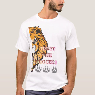 Graphique de lion motivationnel pour T-Shirts