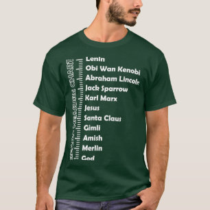 Graphique de mesure de la barbe Classic TShirt