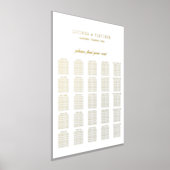 Graphique de placement de mariage élégant à l'anci (Poser)