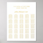 Graphique de placement de mariage élégant à l'anci (Recto)