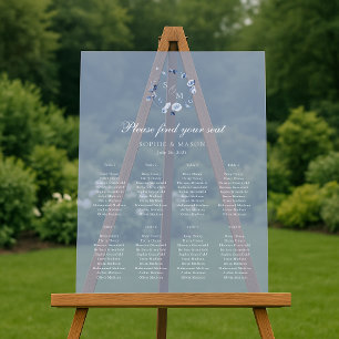 Graphique de placement des invités de mariage flor