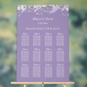 Graphique de placement en acrylique pour mariage a (Neutre)