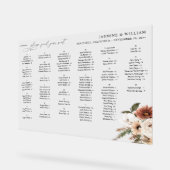 Graphique de siège alphabétique floral Rustique Ne (Angle)