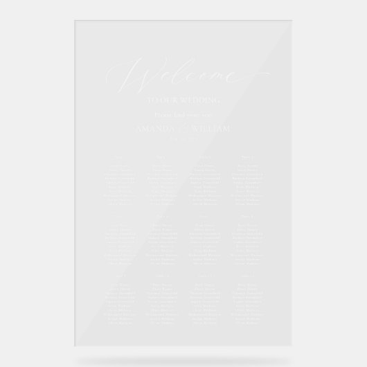 Graphique de sièges clair moderne (Recto)