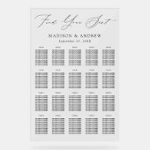 Graphique de sièges de table moderne élégant en no (Recto)