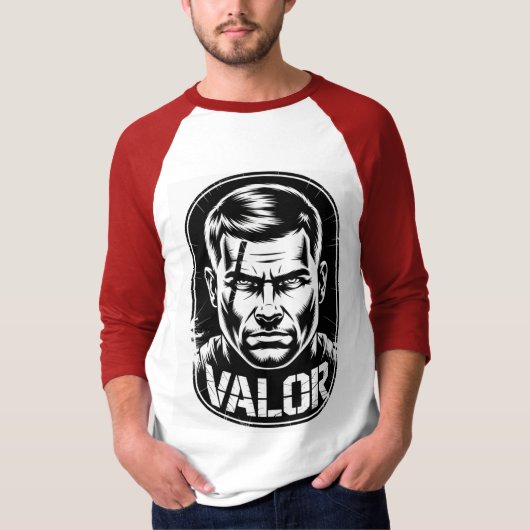 Graphique de T-shirt Commando de bataille (Devant)