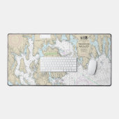 Graphique des baies et approches de Frenchman et B (Clavier et souris)