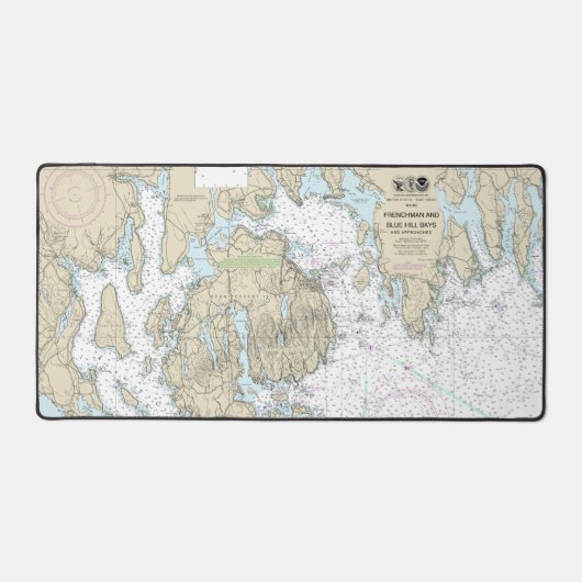 Graphique des baies et approches de Frenchman et B (Recto)