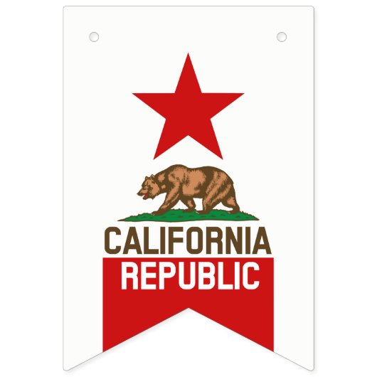 Graphique Drapeau d'état de Californie dynamique s (Deuxième drapeau)