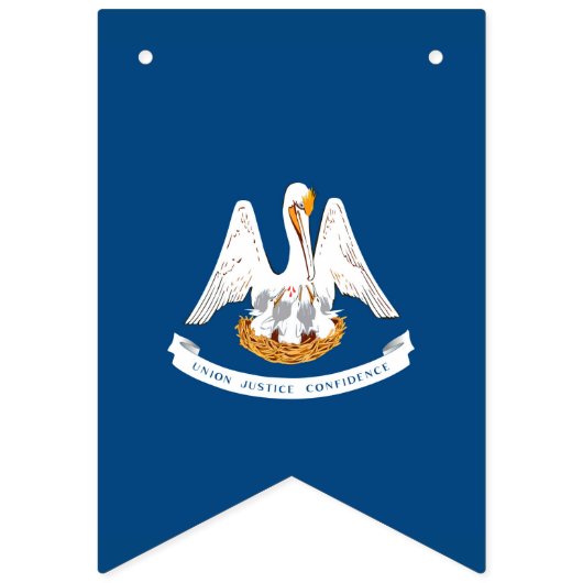 Graphique Drapeau Dynamique Louisiane sur un (Premier drapeau)