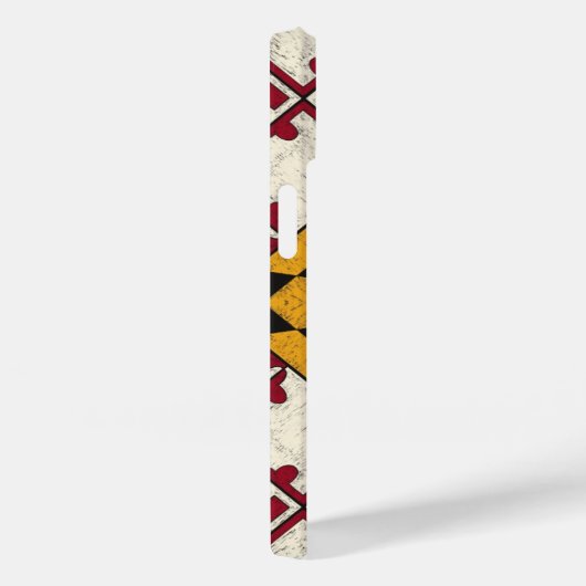 Graphique du drapeau du coque iphone personnalisé  (Verso / Droite)