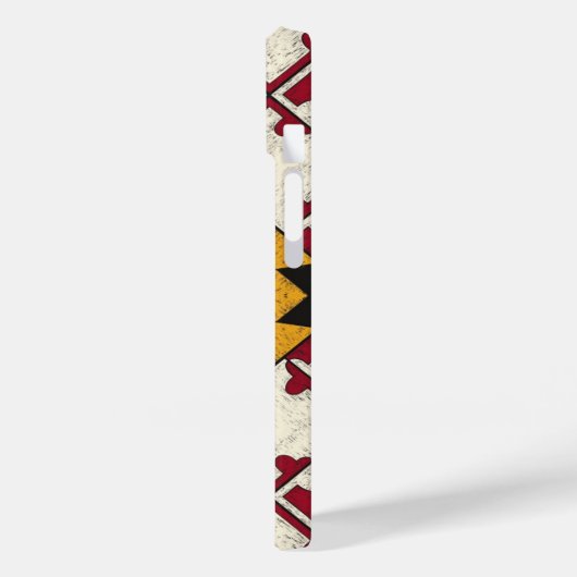 Graphique du drapeau du coque iphone personnalisé  (Verso / Gauche)