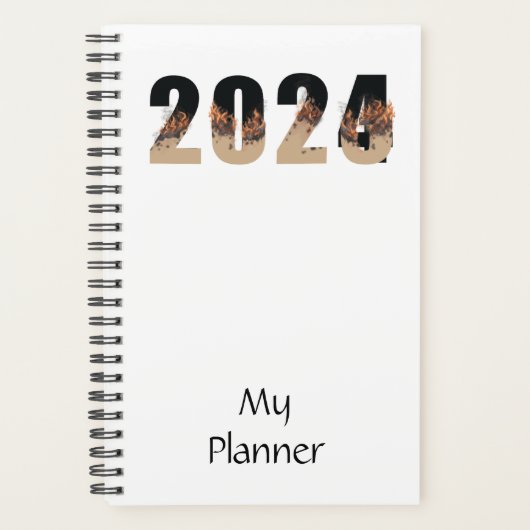 Graphique du planificateur de calendrier 2024 pers (Devant)
