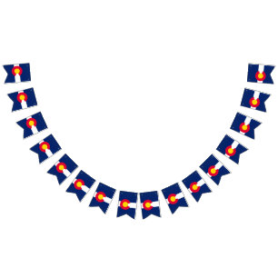 Graphique dynamique de drapeau d'état du Colorado