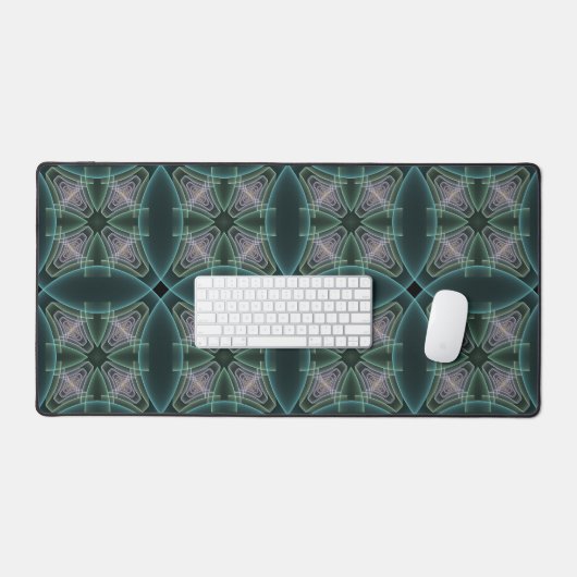 Graphique géométrique Turquoise moderne (Clavier et souris)