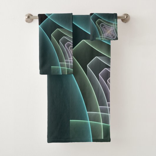 Graphique géométrique Turquoise moderne (En situation)