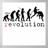 Graphique mixed martial art (r)évolution Poster Im (Devant)