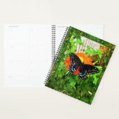 Graphique noir de l'Swallowtail Lg Planner (Devant avec enveloppe)