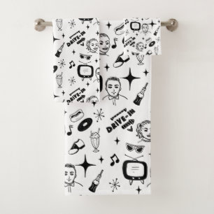 Graphique nostalgique style Pop 1950