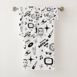 Graphique nostalgique style Pop 1950