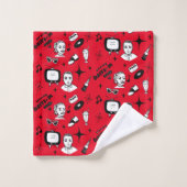 Graphique nostalgique style Pop 1950 (Gant de toilette)