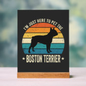 Graphique Rétro pour Amoureux de Boston Terrier_1 (Neutre)