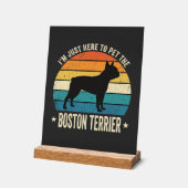Graphique Rétro pour Amoureux de Boston Terrier_1 (Angle)