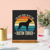 Graphique Rétro pour Amoureux de Boston Terrier_1 (Mariage)
