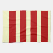 GRAPHIQUE ROUGE STRIPE VACANCES NOËL SERVIETTES (Horizontal)