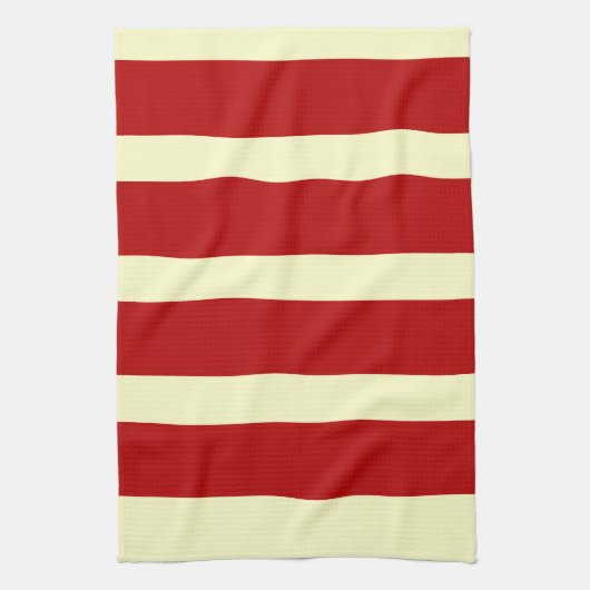 GRAPHIQUE ROUGE STRIPE VACANCES NOËL SERVIETTES (Vertical)
